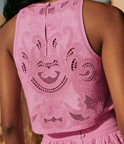 Moise Pink Lace Set, wdf
